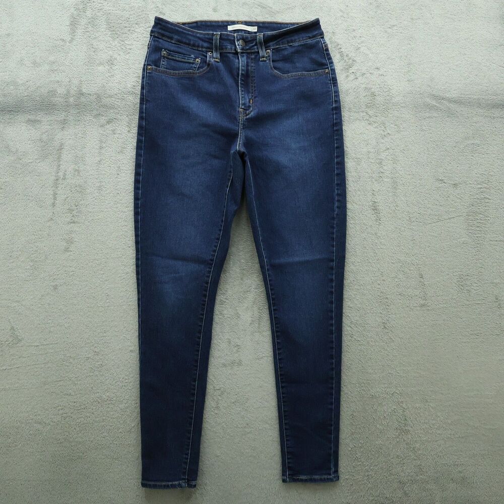 Levi's 721 Jeans Women's Size 30 Blue High-Rise Skinny Denim 29" Inseam Stretch